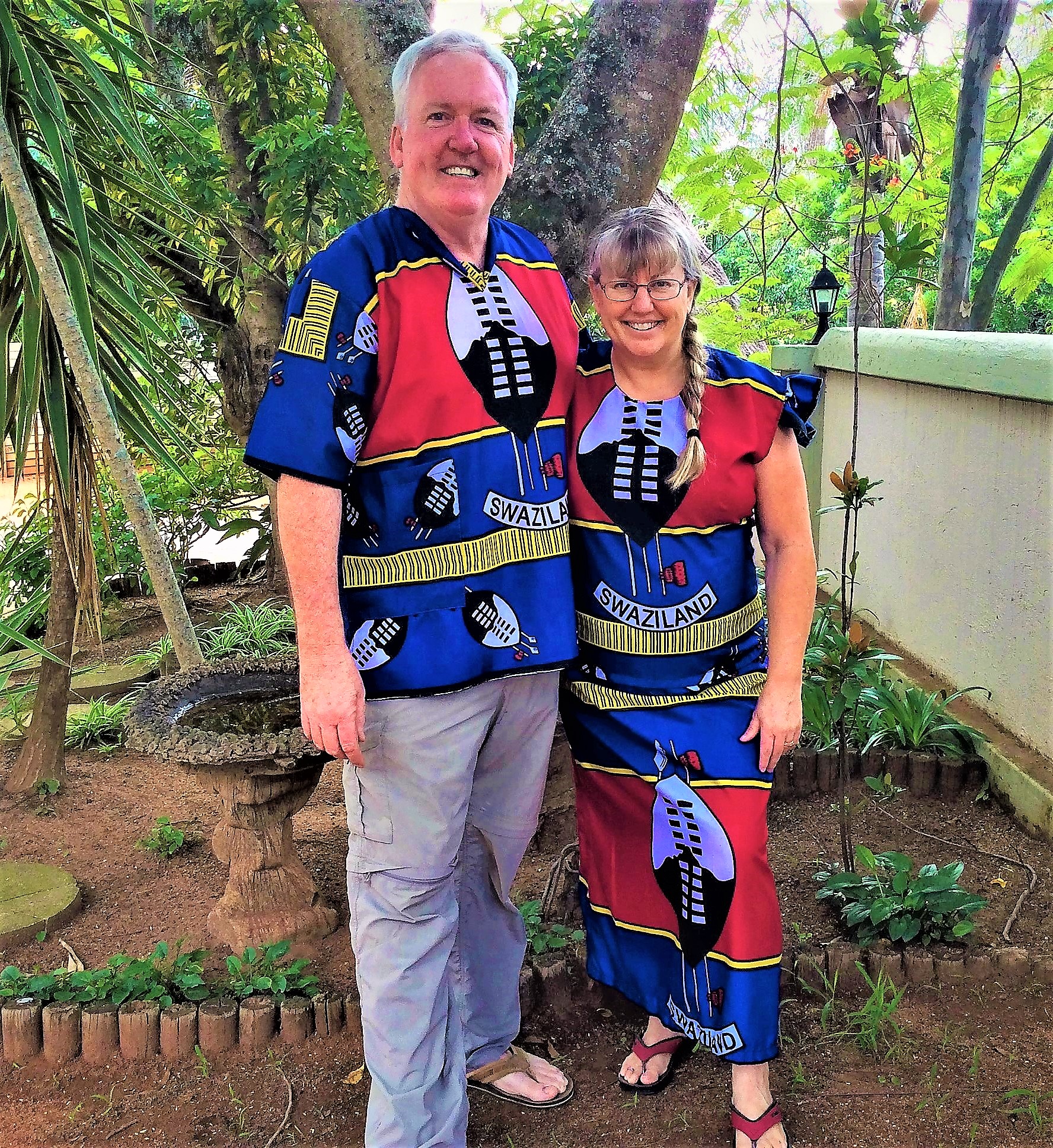 kay & john in swazi sec. 19 gear